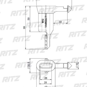 VMR02619-1 - Cabeçote para manobra de chaves